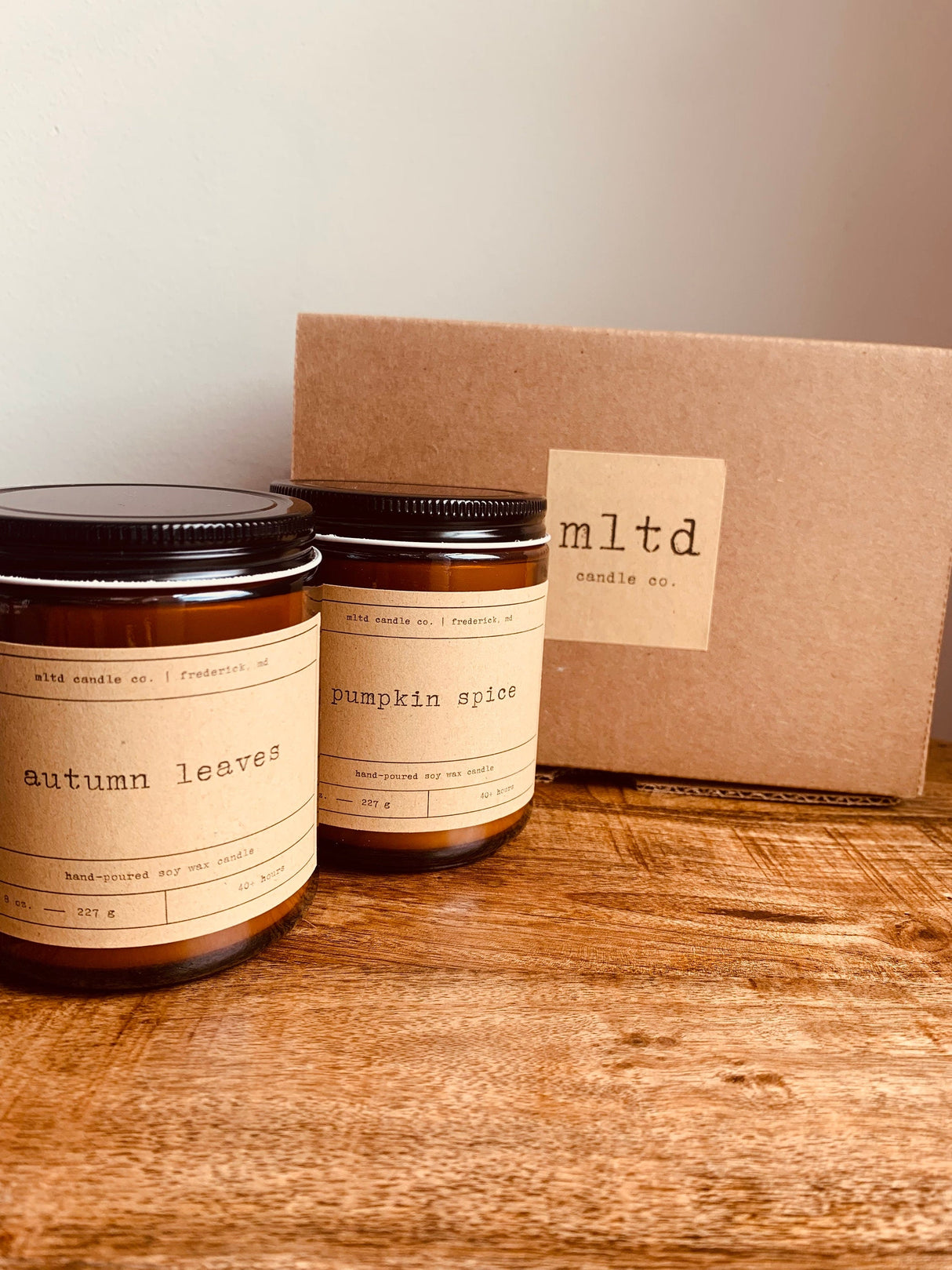 The Fall Double Pack | Two Soy Wax Candles | Hand-Poured | Small Batches | Scented Candle