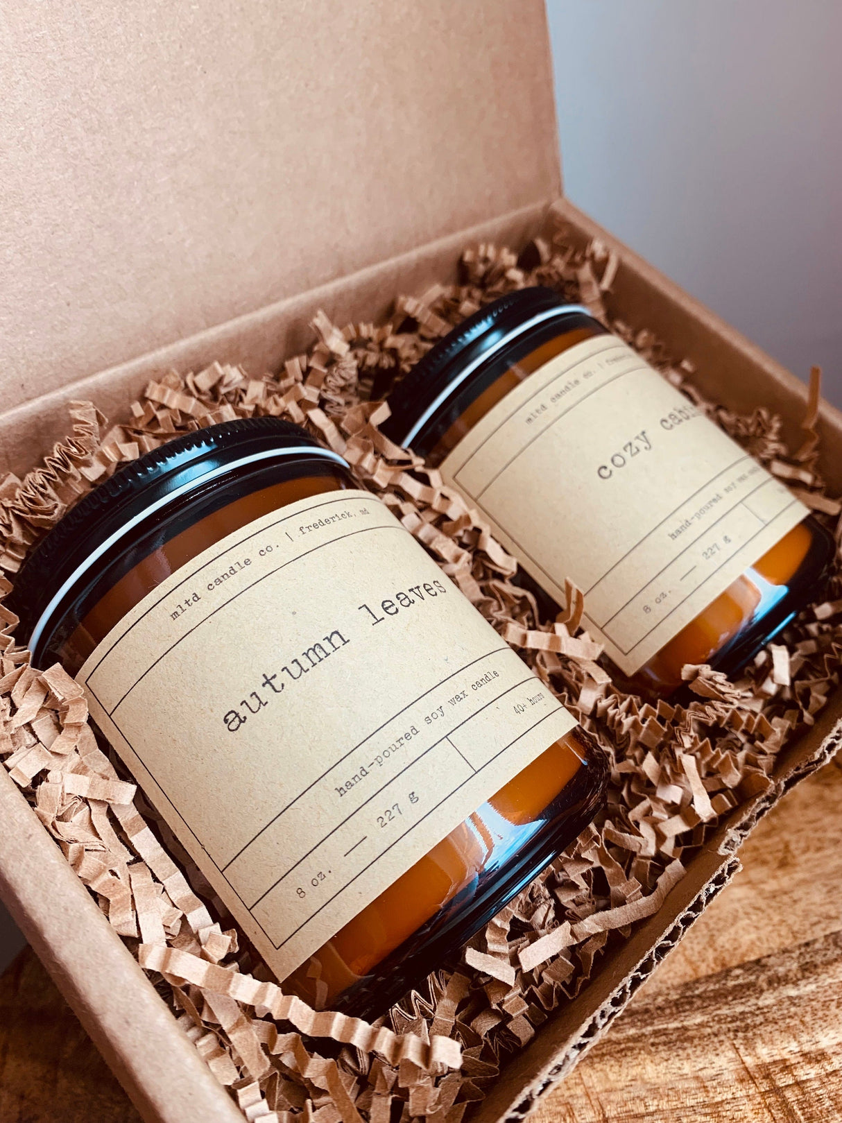 The Fall Double Pack | Two Soy Wax Candles | Hand-Poured | Small Batches | Scented Candle