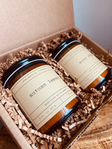 The Fall Double Pack | Two Soy Wax Candles | Hand-Poured | Small Batches | Scented Candle