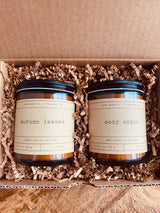 The Fall Double Pack | Two Soy Wax Candles | Hand-Poured | Small Batches | Scented Candle