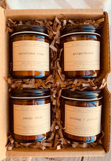 Christmas/Winter Candle Sampler Pack | Holiday Candle | Soy Christmas Candle | Christmas Scented Candle | Handmade | Dye Free
